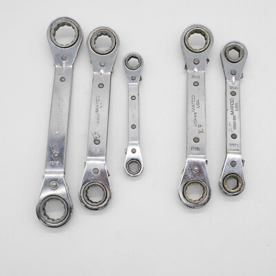 Matco Offset Ratcheting Box End Wrenches WRD Series USA Lot of 5 | eBay