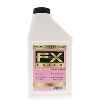 FX Latex - Pink - 16 oz - Face and Body Paint, Ideal for Halloween, Cosplay