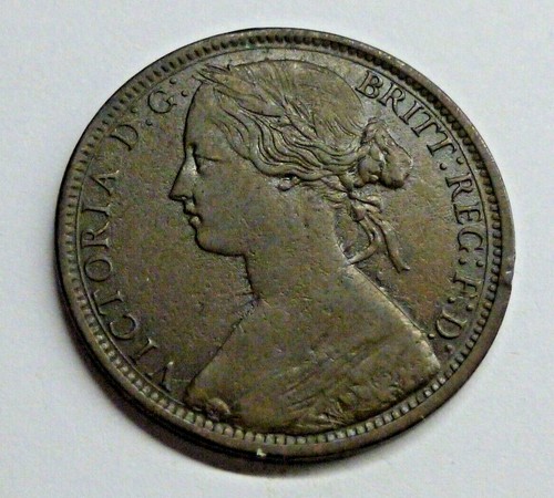 Victoria Bronze Young Head Bun Pennies 1860-69 by date nice examples see menu - Picture 23 of 28