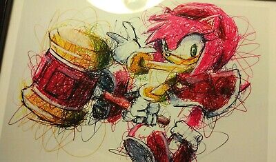 How to DRAW AMY ROSE - Sonic the Hedgehog 