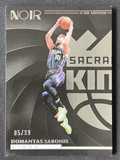 Domantas Sabonis 2023-24 Panini Noir Icon Edition /99 #125