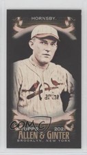 2021 Topps Allen & Ginter's X Mini Rogers Hornsby #177 HOF 4l8