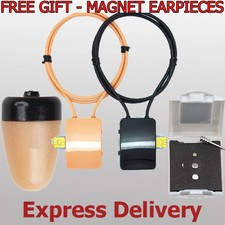 Wireless Invisible Cover Communication GSM Loop Spy Earpiece Device Hidden