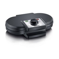 Severin Wa 2106 Doppel-Waffeleisen Mit Manueller Temperatureinstellung Schwarz