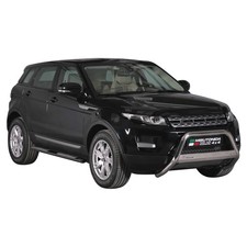 Stahl Seitenschweller Schwellerrohre für Range Rover Evoque 2011-2015 Schwarz