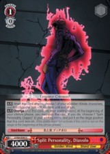 Split Personality, Diavolo - JJ/S66-E063 - C Near Mint Weiss Schwarz JoJo's Biza