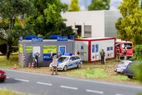 Faller 180338 Spur H0 BüRocontainer Polizei Und Drk Bausatz