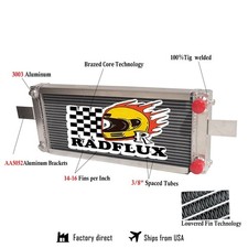 RH249525 2-Row Universal Pocket Tucked Radiator For Honda Civic CRX All Aluminum