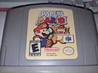 Paper Mario Authentic (Nintendo 64, 2001) Tested and Runs