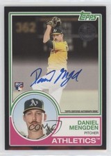 2018 Update 1983 Topps Design Black 79/99 Daniel Mengden #83A-DN Auto 8we