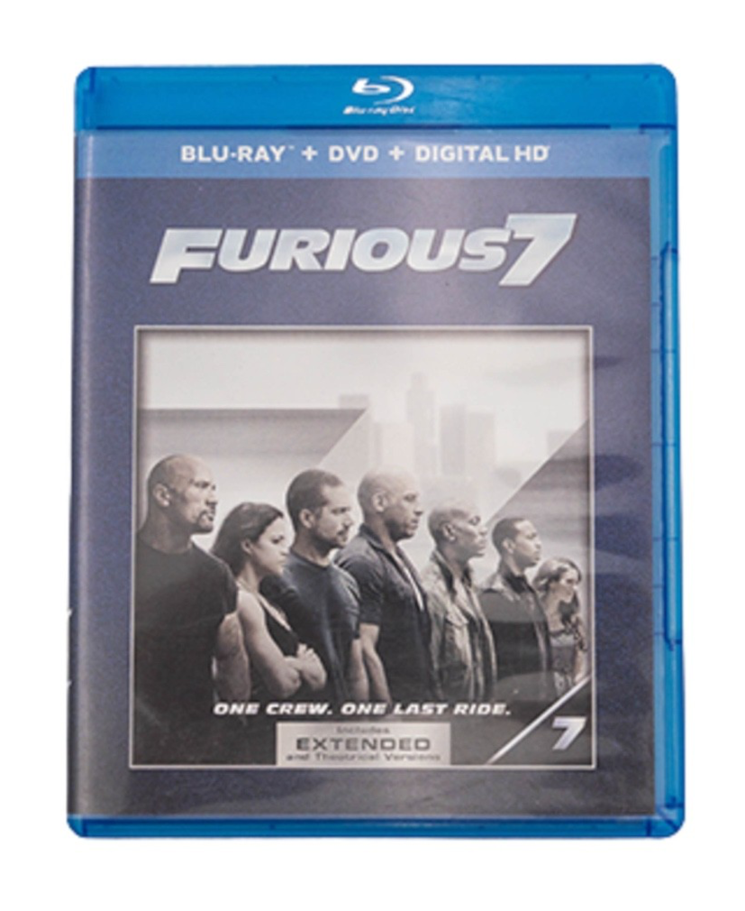Furious 7 (Blu-ray, 2015) Blu-Ray, Dvd And Digital With Code