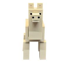 Alpaca MC Action Figure Articulated 3DPrinted Movable Customized 15cm