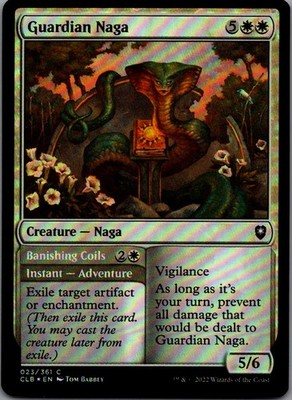 Guardian Naga C Foil CLB Commander Legends: Battle for Baldur's Gate 23 NM