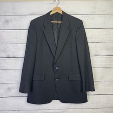 Christian Dior Monsieur Blazer Mens 42R Black Suit Jacket Coat Wedding USA Made