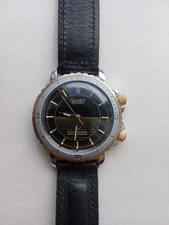 Vintage Soviet watch Poljot Nautilus signal mechanical alarm  18 Jewel