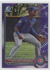 2022 Bowman Mega Box Purple Mojo Refractor /250 Cristian Hernandez #BCP-66 le6