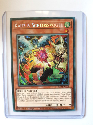 Kauz & Schlossvogel RA02-DE006 Secret-Rare 1 Auflage Version 2 YU-GI-OH karte EX