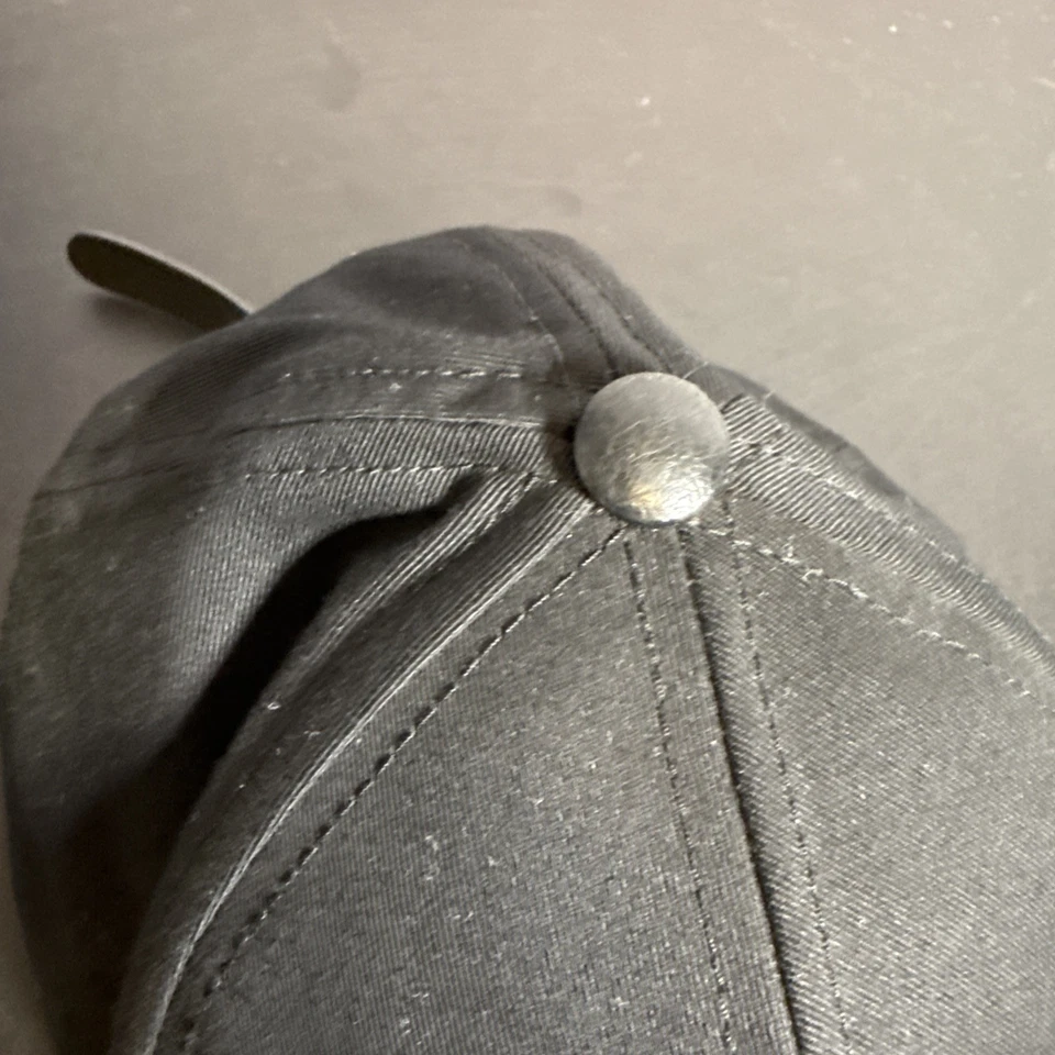 Boné de beisebol unissex autêntico Dolce & Gabbana preto tamanho ajustável - Imagem 4 de 4