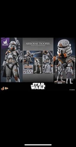 New Hot Toys MMS794 Star Wars AIRBORNE TROOPER 212th ATTACK BATTALION in stock