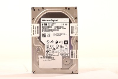 WD HUS726T6TAL5205 6TB 3.5'' 12Gb/s 256MB 7.2K RPM SAS Hard Drive P/N: 0B36050