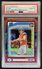 2024 Panini Donruss Bo Nix Optic Rated Rookie Preview Red Wave #369 PSA 10