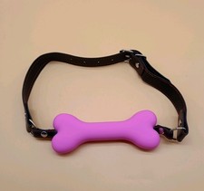 BDSM Knebel ,Bondage Maske , Leder Bondage ,BDSM gag , Haube , No Studio Gum