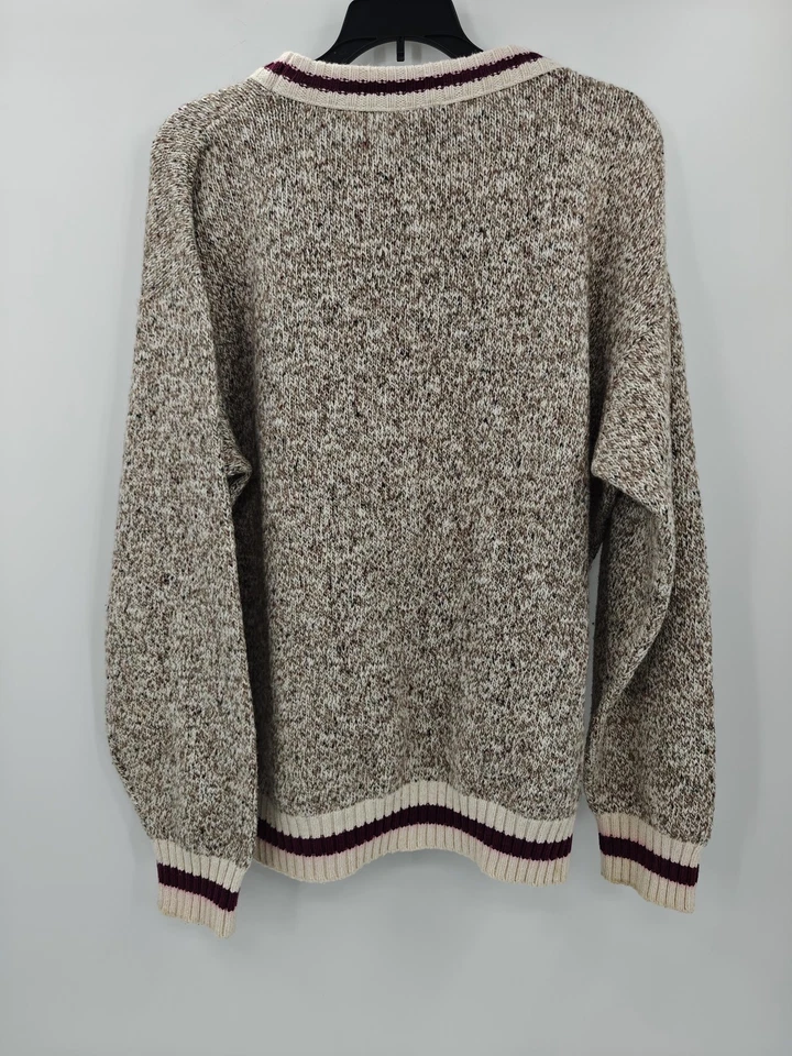 Vintage Northern Reflections Sweater Mens Medium Wool Blend Chunky Knit USA 90s - Image 4 of 4