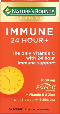 Nature's Bounty Immune 24 Hour +, The only Vitamin C *09/26*