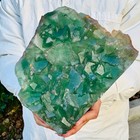 10.91LB Natural Large Particle Cubic Fluorite Crystal Specimen — photo 7
