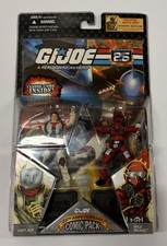GI Joe 25th Anniversary Comic Pack Capt. Ace & Wild Weasel Figures New Sealed
