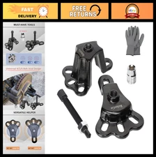 Universal Front Wheel Hub Puller & Rear Axle Removal Tool Set, Flange Type, 3-5.