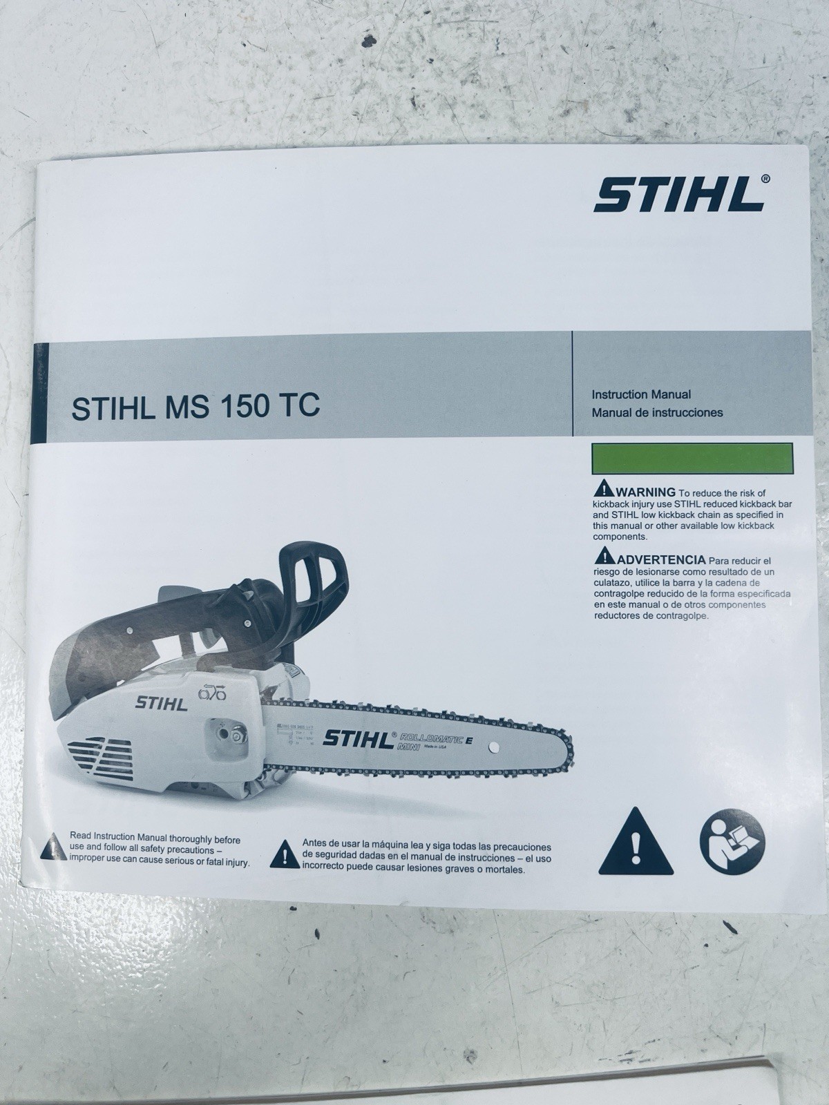 STIHL MS150TC Owner's Operator's Manual