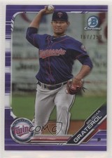 2019 Bowman Chrome Prospects Purple Refractor /250 Brusdar Graterol #BCP-6 s3g
