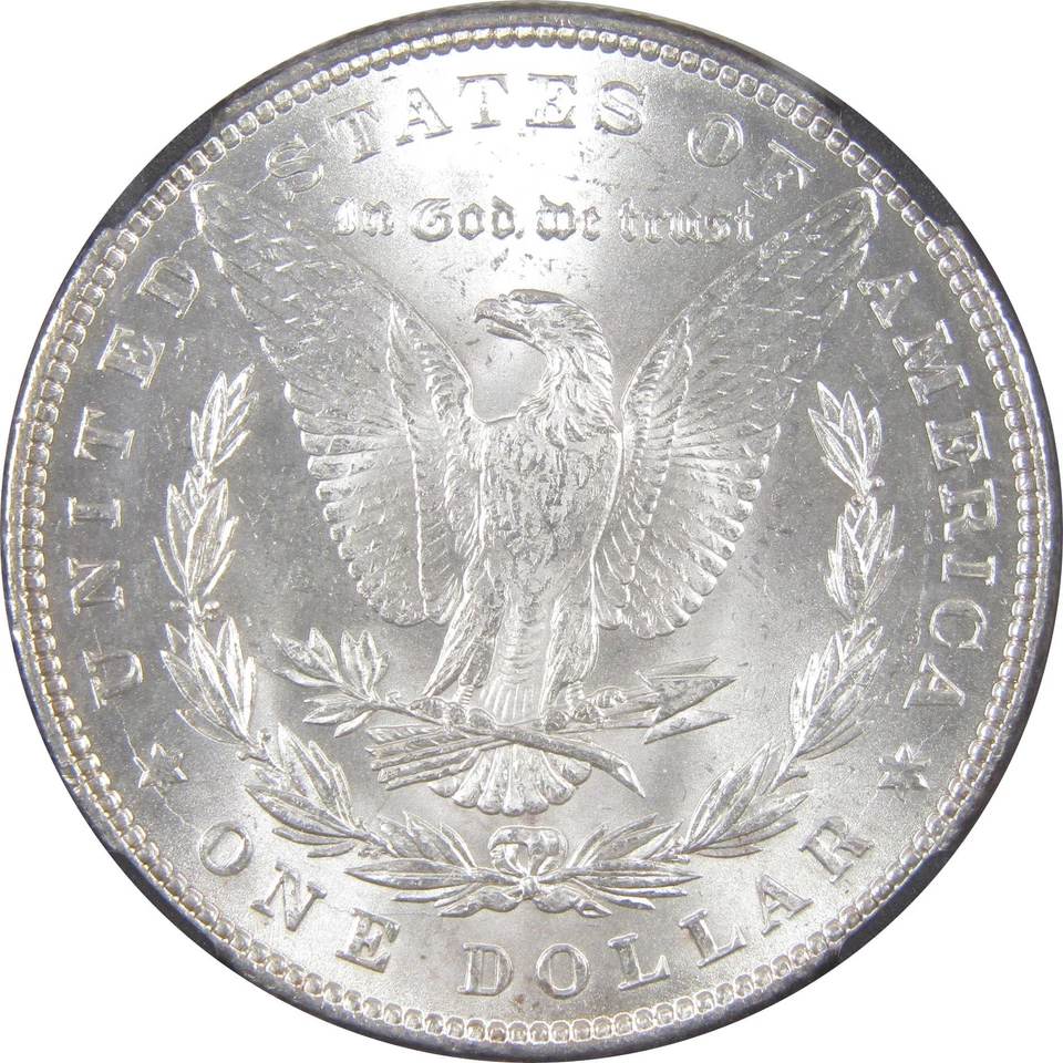 1882 Morgan Dollar MS 63 NGC Silver Original Bag Fragment SKU:I18279 - Image 4 of 4