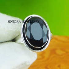 Black Onyx Gemstone 925 sterling silver handmade Gift Ring US size 5 to 13