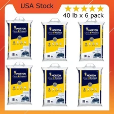 Morton Clean and Protect Water Softener Salt Pellets, 40 lb Bag x 6 pack