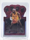 LEBRON JAMES 2021-22 CROWN ROYALE RED ASIA DIE CUT LAKERS Q1456