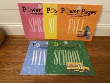 POWER PAGES ME  MY BIG IDEAS Instant Scrapbook Lot of 5 Seasons and School