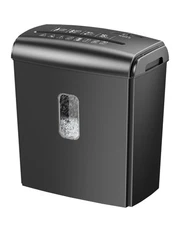 Locksworth 8-Sheet Micro-Cut Paper Shredder, P4 High Security, 4 Gallon Bin, ...