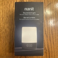 Nanit L101NW Smart Baby Night Light and Sound Machine, Black