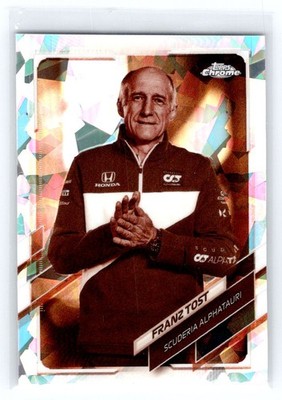 2021 TOPPS Chrome Sapphire Formula 1 88 Franz Tost (Scuderia AlphaTauri) /100