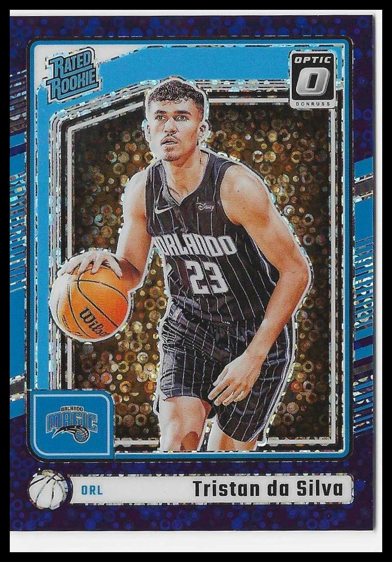 2024-25 Donruss Optic #260 Tristan da Silva Fast Break Purple 46/99 RR RC