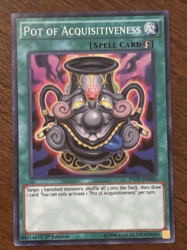 Pot of Acquisitiveness INOV-EN065 YuGiOh Invasion: Vengeance card