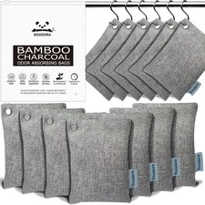 15 Pack Bamboo Charcoal Air Purifying Bag,Activated Bag Odor Gray