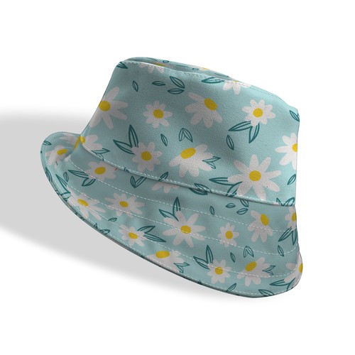 Daisies - Bucket Hat Fashion Sun Cap Outdoor Hat Unisex - Picture 10 of 11