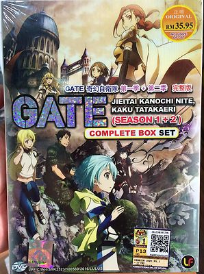 Gate: Jieitai Kano Chi nite, Kaku Tatakaeri: Season 1 & 2 (VOL.1 - 24 End) ~ NEW
