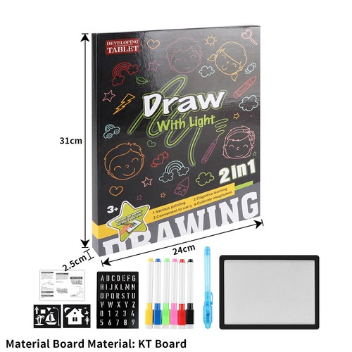 Magic LED Light Drawing Pad - Release the Creativity of Children! HOT FW - Picture 7 of 14