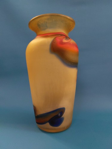 Liberty Art Nouveau Emile Gallè Daum style Museale Vaso Vetro Soffiato Glass - Foto 9 di 18