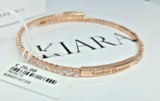 BRACCIALE DONNA ORO ROSA E ZIRCONI,KIARA CIELO VENEZIA,SWEET DREAMS,TAGLIA UNICA