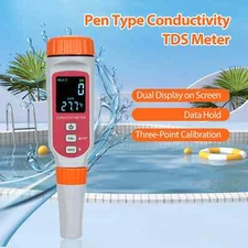 Digital Water Quality Meter 3 in 1 COND/TDS/Temp/PH Meter Pen Conductivity Meter